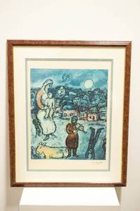 lot 382 image: Marc Chagall The Fiddler Framed Print