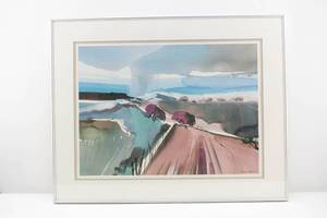 lot 384 image: Richard Rennie Watercolor Landscape Print
