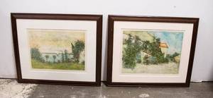 lot 506 image: Pair Bernard Gantner Signed Lithographs