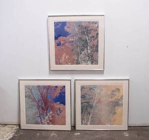 lot 507 image: Set of 3 Paula Crane Lithographs Evening Prism I, II, & III
