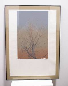 lot 508 image: Max Hayslette Mixed Media Tree Print