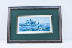 lot 254 image: Ludlow Thorston Early Mist Color Lithograph w COA
