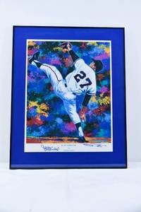 lot 259 image: Robert Hurst Juan Marichal Lithograph w Marichal Autograph