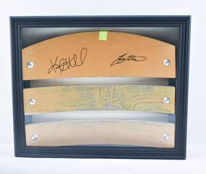 lot 264 image: Stadium Seat Autographed by Kent Hrbek & Tony Oliva