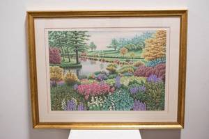lot 517 image: Scott Nellis Country Walk Large Serigraph, Signed & Numbered