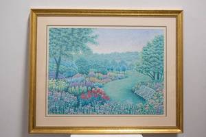 lot 519 image: Scott Nellis Garden Vista Serigraph, Signed & Numbered