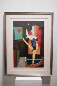lot 521 image: Large Max Papart Hello Broadway Aquatint, Signed & Numbered