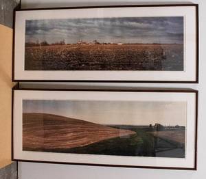 lot 523 image: 2 Stuart Klipper Large, Wide-angle Photographs of Rural Farms