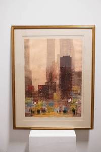 lot 524 image: Mikulas Kravjansky City Sights Artist Proof Etching