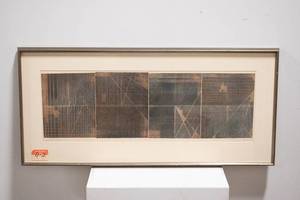 lot 534 image: Signed Manhattan Transfer Etching