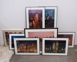 lot 545 image: Group of 8 Photographs of Cities from Around the World