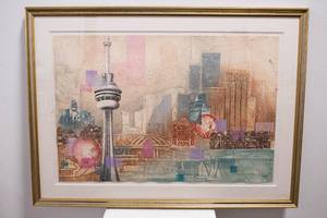 lot 557 image: Metropolis (Toronto) Intaglio Etching by Mikulas Kravjansky