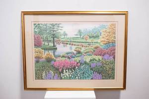 lot 558 image: Large Scott Nellis Country Walk Serigraph, Signed & Numbered