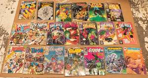 lot 409 image: 20 Collectible Comic Books, Superheroes, Star Wars, GI Joe