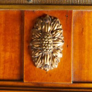 lot 27 image: Bronze-Mounted French Mirror Triptych