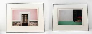 lot 218 image: Pair Jim Laser Signed Photographs - Windows