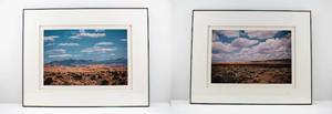 lot 220 image: Pair Jim Laser Signed Photographs - Desert Landscapes