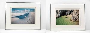 lot 228 image: Pair Jim Laser Signed Photographs - Exotic Locales
