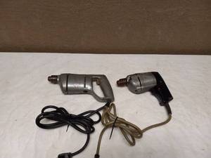 (2) VINTAGE DRILLS