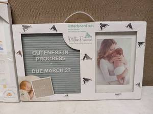 MOTHERS PROMISE LETTERBOARD SET & FRAME