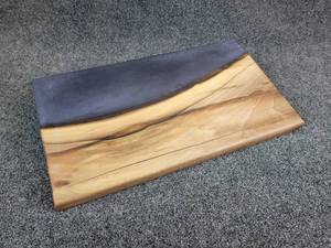 lot 3001 image: Charcuterie Board, Handmade with Walnut and Food Safe Resin by Jesse Hicks of River Valley Resin Studio