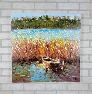 lot 3004A image: Empty Boat, Oil on Canvas by Stephanie Kay Spencer