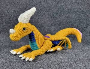 lot 3005 image: Prism, Crocheted Cotton Yarn by Gayle Bitker of Everything in Knots