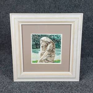 lot 3007A image: Meditation, Watercolor on Paper by Carol Edwards