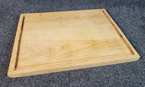 lot 3046 image: Cutting Board - Mineral Oil Treated Solid Wood by Robert Kyvig
