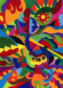 lot 3040 image: I Spy Colored Pencil on 140 lb. Watercolor Paper by Mary Walchuk
