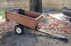 DUMP BOX GARDEN TRAILER