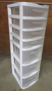 STYLE MASTER PLASTIC SHELF  DRAWERS