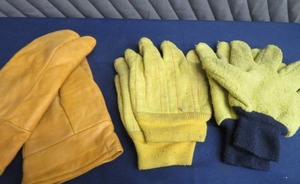 LEATHER CHOPPERES  WORK GLOVES