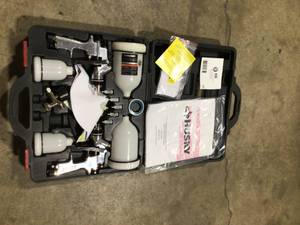 lot 55 image: Husky HVLP Spray Gun Kit Gravity Feed