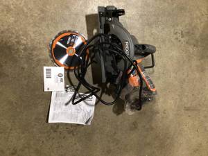 lot 58 image: Ridgid THRUCOOL 15 Amp 7-14 in. Worm Drive Circular Saw