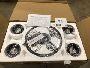 lot 80 image: Progress Lighting P400124-009DI Crofton Rustic Pewter Chandelier  review pictures customer return
