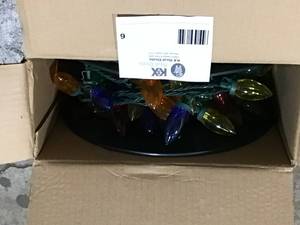 lot 6 image: Home Accents 100L Multi C9 LED Lights not used