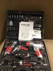 lot 23 image: EXELAIR 50-Piece Professional Air Tool Kit