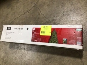 lot 30 image: Home Accent 5 ft Woodtrail Norway Spruce Pre-Lit Artificial Christmas Tree with 200 Lights