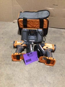 Ridgid 18V 2-Tool Combo Kit, Customer Returns - Review all pictures