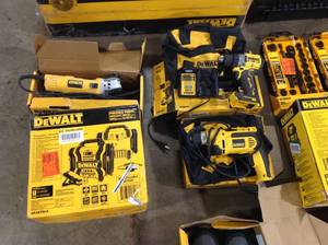 Lot of assorted Dewalt  Tools various models and conditions some used some in like new condition customer returns see pictures