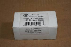 50 FNH 5.7 x 28mm 27 Gr HP Ammo