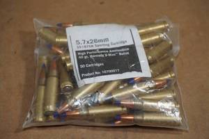 50 FNH 5.7 x 28mm 40 Gr Hornady V-Max Ammo