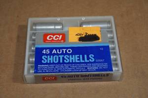 10 CCI .45 Auto Shotshell Ammo