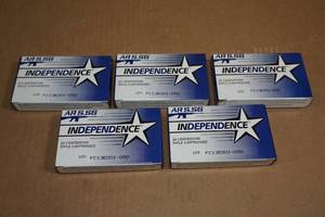 100 Independence 5.56 x 45mm 55 Gr FMJ Ammo