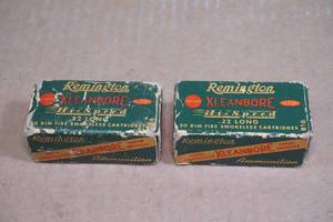 100 Vintage Remington Kleanbore .22 Long Ammo