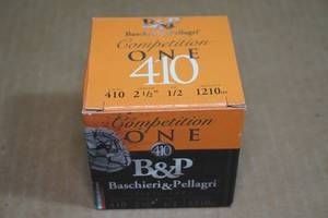 25 B&P Competition One .410 Gauge 2-12 7-12 Shot Shotshells