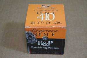 25 B&P Competition One .410 Gauge 2-12 7-12 Shot Shotshells