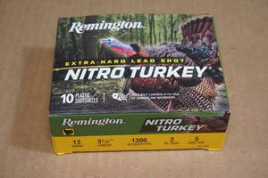10 Remington Nitro Turkey 12 Gauge 3-12 5 Shot Shotsells