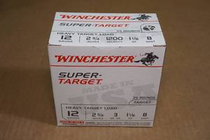 25 Winchester Super Target 12 Gauge 2-34 8 Shot Shotshells